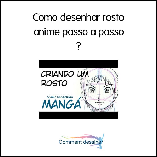 Como desenhar rosto anime passo a passo